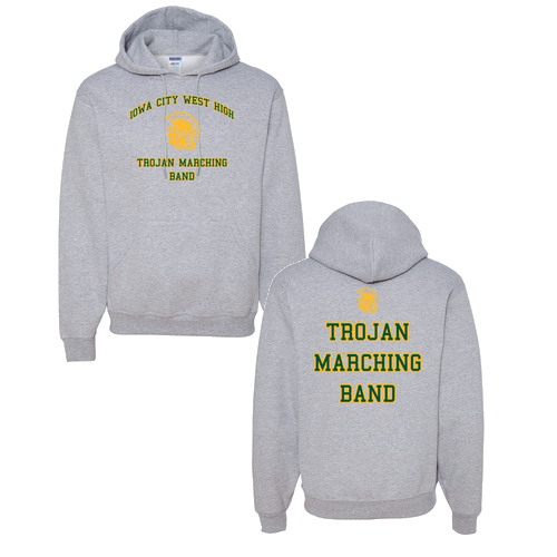 Jerzees 8 oz 50/50 Nublend Adult Hooded Sweatshirt -- Athletic Heather