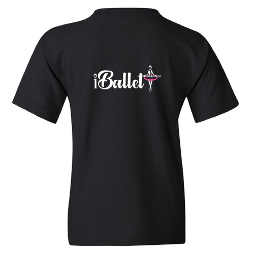 Youth Gildan Heavy Cotton Basic T-Shirt -- Black