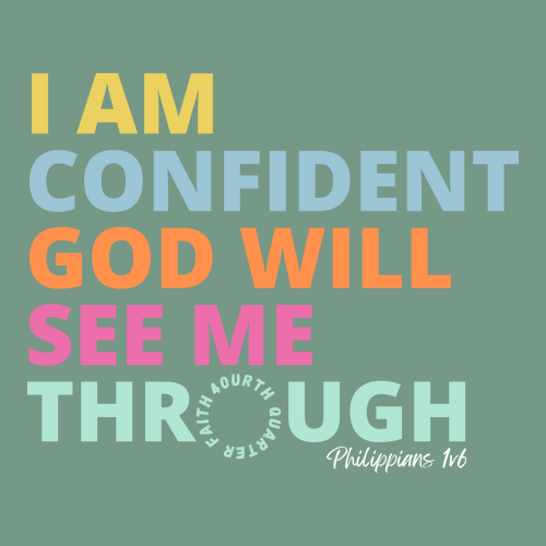 God Will See Me Through Crewneck Sweatshirt -- Light Green