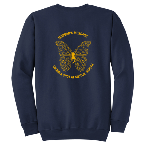 Port and Company Classic Crewneck Sweatshirt -- Navy