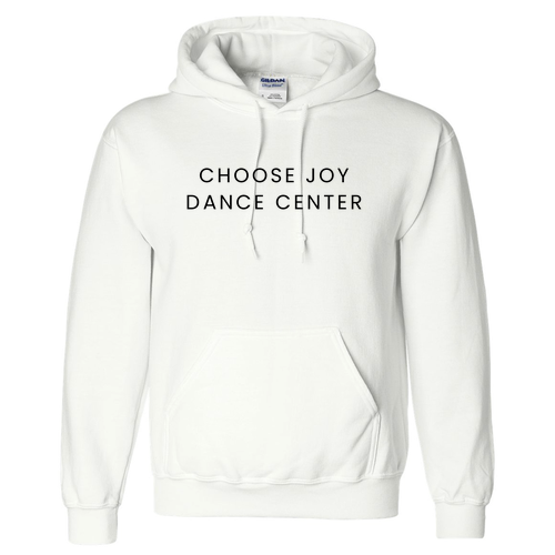 Black In Loving Memory Design -- Gildan Adult Dryblend Adult Hooded Sweatshirt -- White
