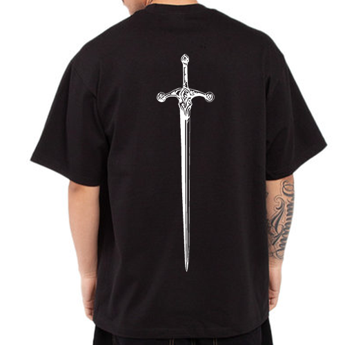 Shaka Wear Adult Max Heavyweight T-Shirt -- Black
