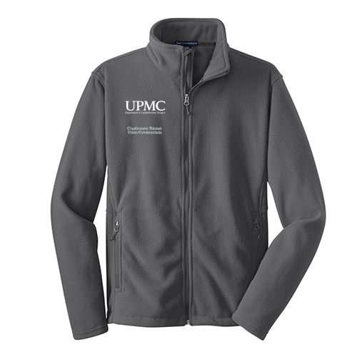 UPMC Fleece Jacket -- Iron Grey