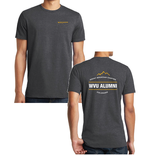 District Threads Young Mens Concert Tee -- Charcoal