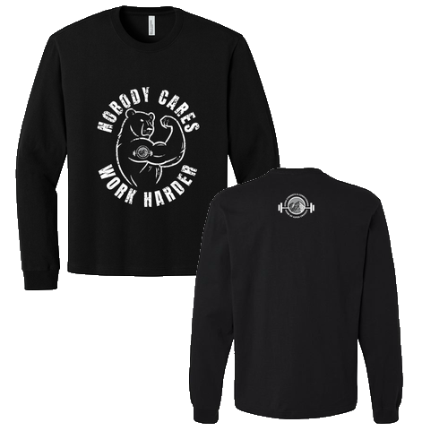 BELLA+CANVAS Unisex 7.5-Ounce Heavyweight Long Sleeve Tee -- Black