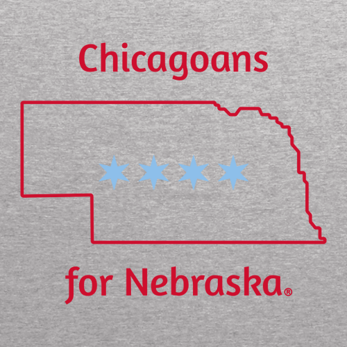 Embroidered Chicagoans for Nebraska Crewneck Sweater