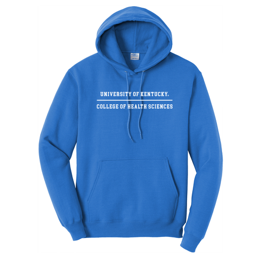 Port and Company Core Fleece Pullover Hooded Sweatshirt -- Royal