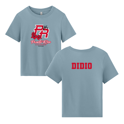 Women's Heavyweight Tee -- Vintage Denim DIDIO