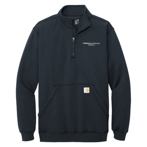 Carhartt Midweight 1/4-Zip Mock Neck Sweatshirt -- New Navy