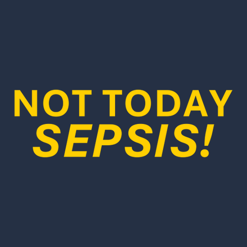 Gildan SoftStyle Fitted T-Shirt -- Navy, Not Today Sepsis