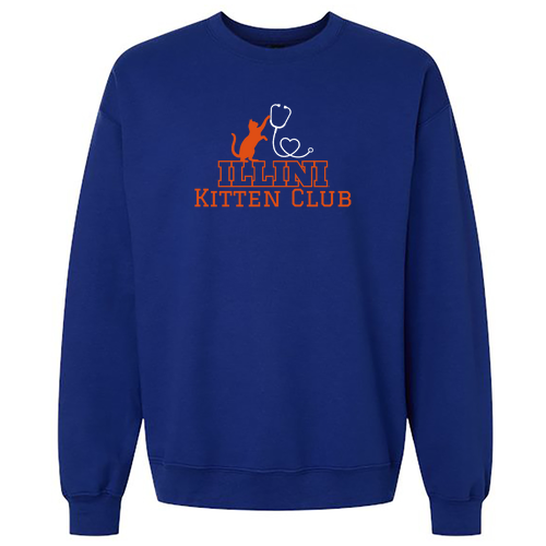Gildan Heavy Blend Crew Neck Sweatshirt -- Fan Deep Royal