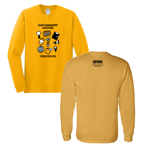 Gildan Heavy Cotton Longsleeve Basic T-Shirt -- Gold