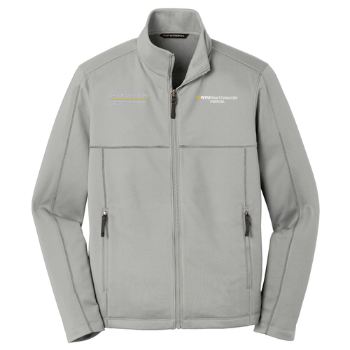 Port Authority Collective Smooth Fleece Jacket -- Gusty Grey