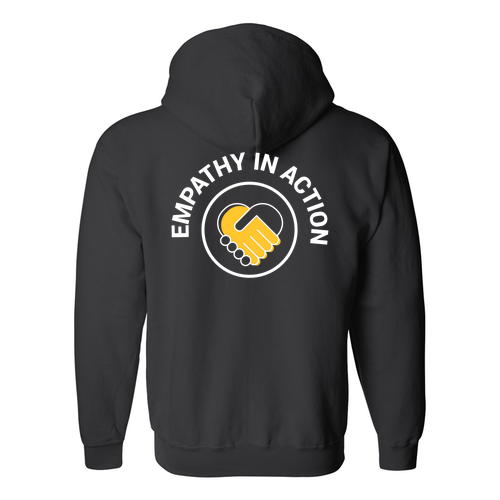 Gildan Full Zip Hooded Sweatshirt -- Black