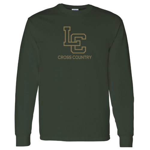 Gildan Heavy Cotton Longsleeve Basic T-Shirt -- Forest Green