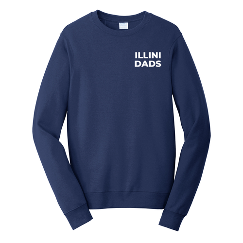 Illini Dads Crewneck Sweatshirt -- Team Navy