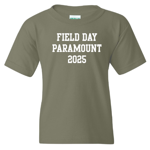 YOUTH Gildan Heavy Cotton Basic T-Shirt -- Military Green (BARNES)
