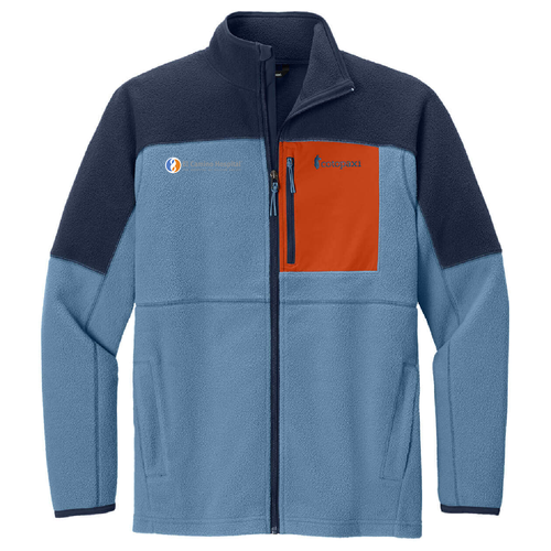Cotopaxi Abrazo Full-Zip Fleece Jacket -- Maritime / Fjord -- w/Sleeve Print