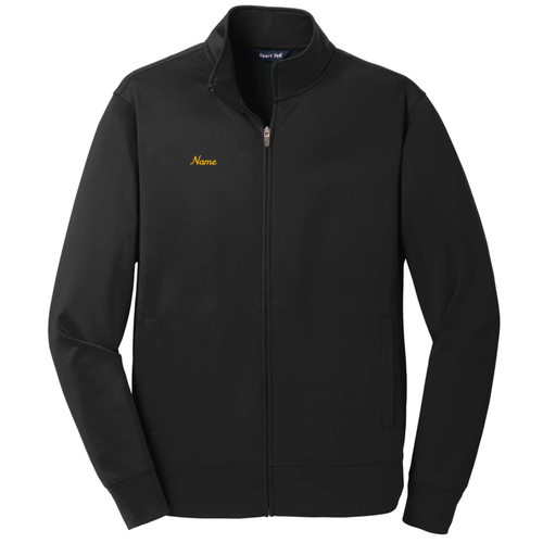 Sport-Tek Sport-Wick Fleece Full-Zip Jacket -- Black