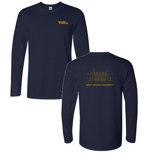 Gildan Softstyle Longsleeve T Shirt -- Navy