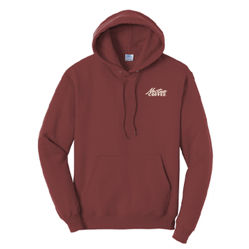 Port and Company Core Fleece Pullover Hooded Sweatshirt -- Maroon