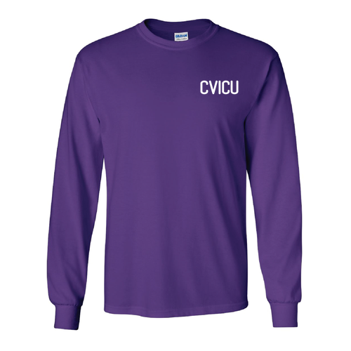 Gildan Ultra Cotton Longsleeve Basic T-Shirt -- Purple