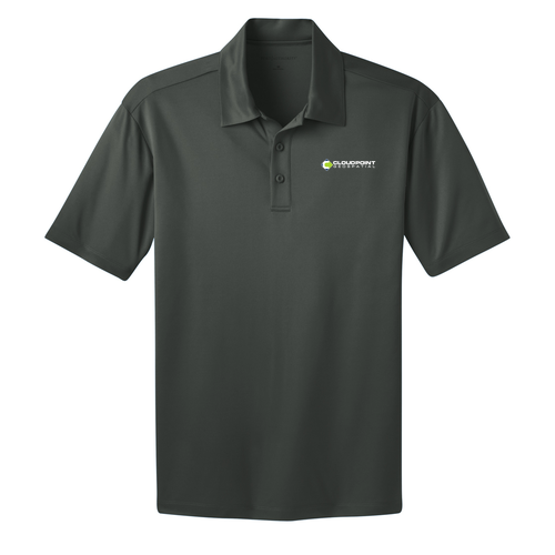 Port Authority Silk Touch Performance Polo -- Steel Grey