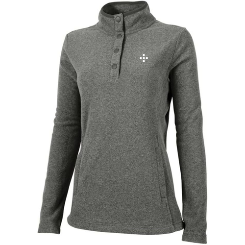 Charles River Bayview Fleece fitted  Pullover -- Steel Heather / Charcoal