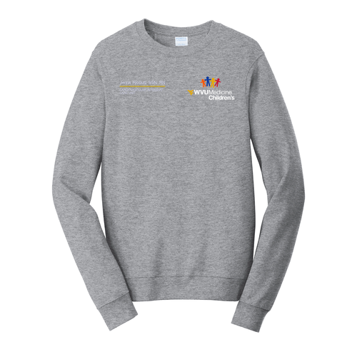 Port and Company Fan Favorite Fleece Crewneck Sweatshirt -- Athletic Heather