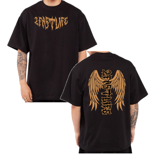 Shaka Wear Adult Max Heavyweight T-Shirt -- Black -- Fall