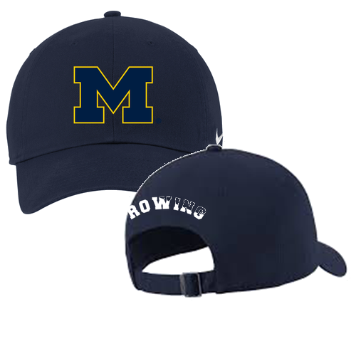 Nike Heritage Cotton Twill Cap -- College Navy EMBROIDERY