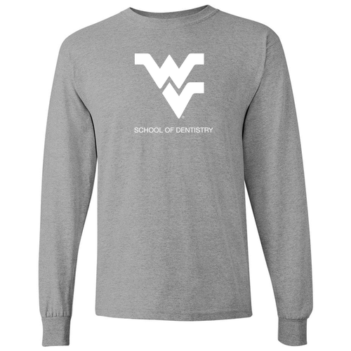 Gildan Heavy Cotton Longsleeve Basic T-Shirt -- Sport Grey