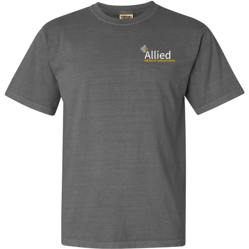 Embroidered Comfort Colors Heavyweight Adult T-Shirt -- Grey