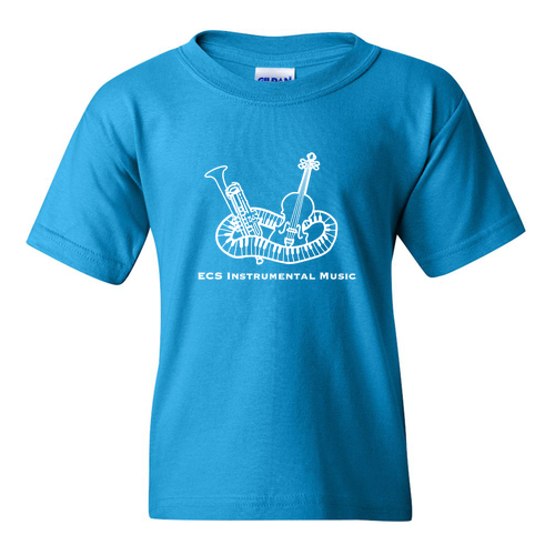 ECS Instrumental Music Youth T-Shirt -- Sapphire