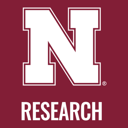 Printed Nebraska Research Tee -- Cardinal