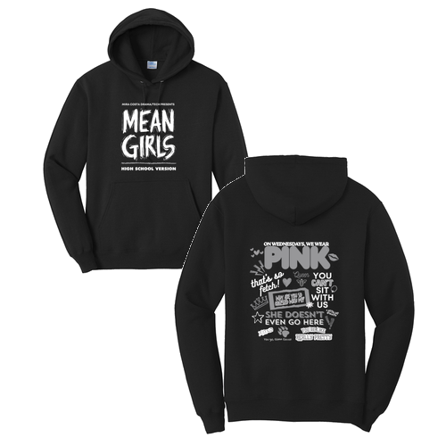 Port and Company Core Fleece Pullover Hooded Sweatshirt -- Jet Black