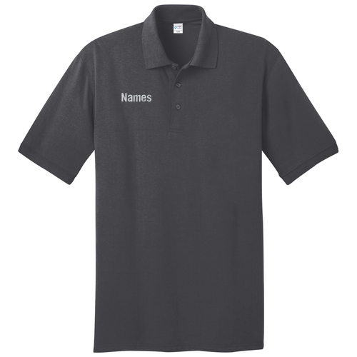 Port & Company Core Blend Jersey Knit Polo -- Charcoal