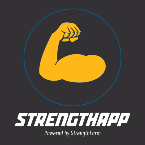 StrengthApp -Heavy Blend Hooded Sweatshirt -- Black