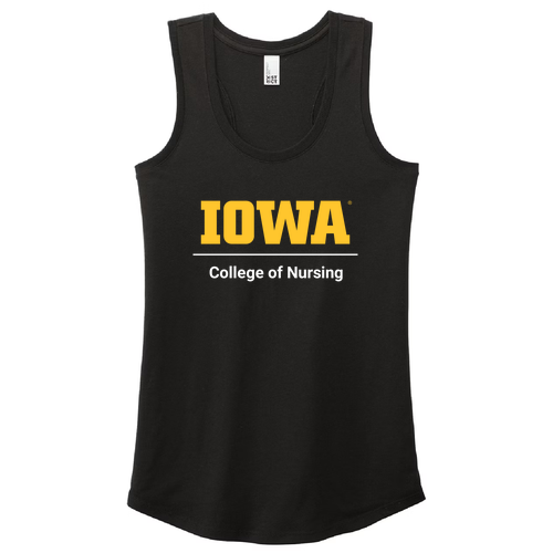 District Women's Perfect Tri Muscle Tank -- Black