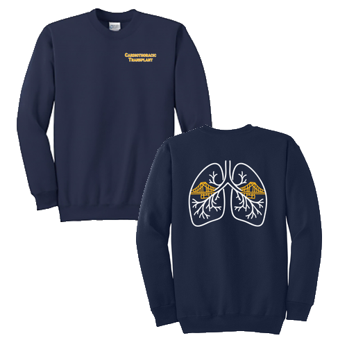 Port and Company Crewneck Sweatshirt -- Navy
