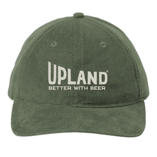 Port Authority Light Corduroy Dad Cap -- Olive Green