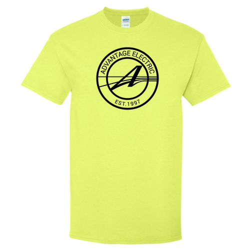 Gildan Heavy Cotton Basic T-Shirt -- Safety Green, AES