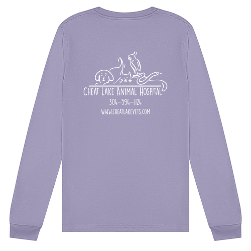 Bella Canvas Unisex Jersey Longsleeve Tee -- Dark Lavender