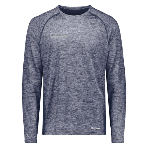 Holloway Electrify Coolcore Long Sleeve T-Shirt -- Navy Heather