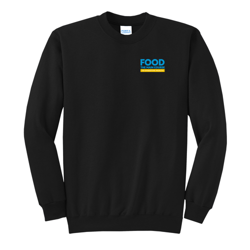 Port and Company Classic Crewneck Sweatshirt -- Jet Black