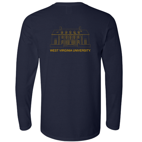 Gildan Softstyle Longsleeve T Shirt -- Navy