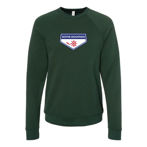 Boyne Mountain Logo 1 Full color -- Crewneck Sweatshirt Forest