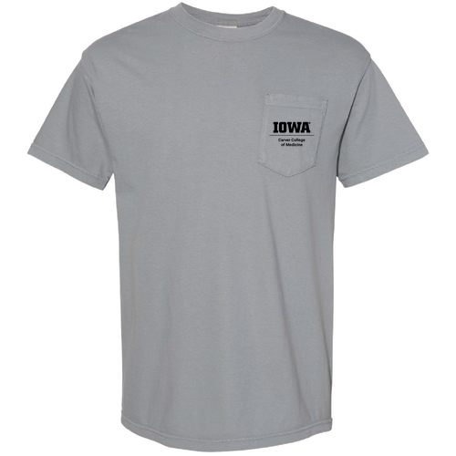 Comfort Colors Short Sleeve Pocket Tee -- Granite