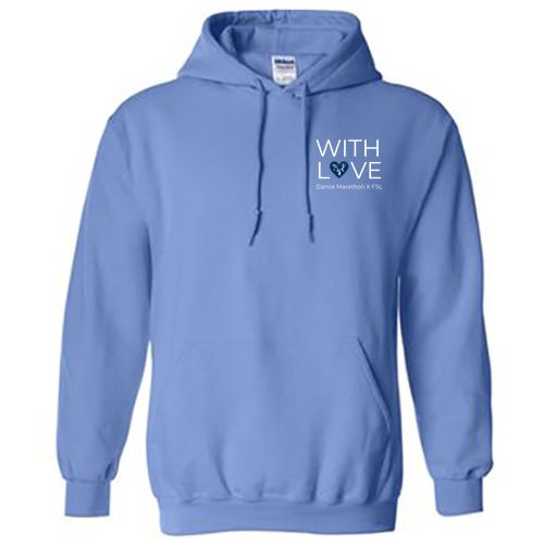 Gildan Heavy Blend Hooded Sweatshirt -- Carolina Blue