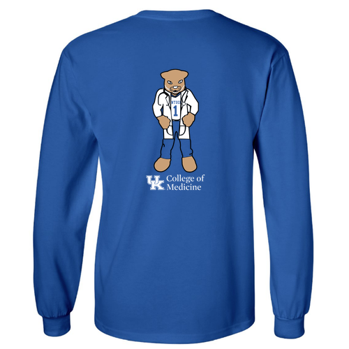 Gildan Ultra Cotton Longsleeve Basic T-Shirt -- Royal